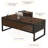 Modular Iron Executive Desk