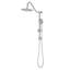 Pomme de douche avec système de douche à main avec pomme de douche à pluie 10 po-129525298