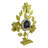 Tabletop Clock in Gold