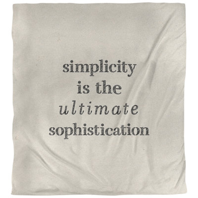 Housse de couette simple et sophistiquée quote