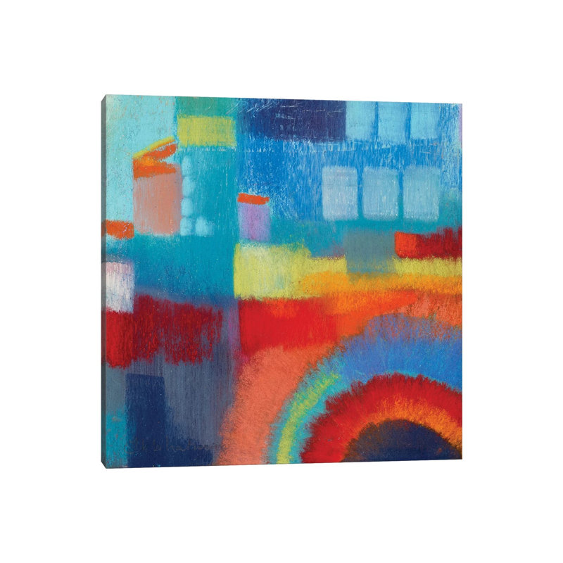 Cityscape Bridge by Nel Whatmore - Wrapped Canvas Gallery-Wrapped Canvas Giclée, 30.48 cm H x 30.48 cm W