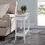 Table de chevet Ilithia avec rangement rabattable et tablette ouverte, table de chevet mince pour les petits espaces, table de bout étroite et moderne pour la chambre à coucher ou le salon, organisateur de table d'appoint peu encombrant-1332687816