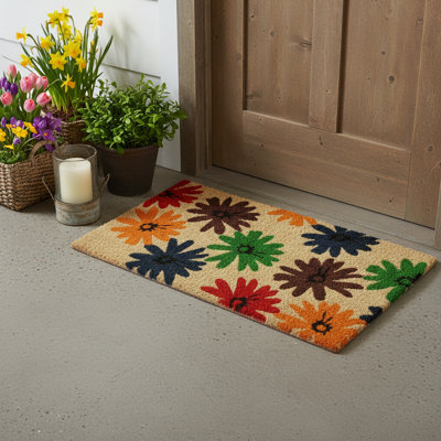 Paillasson 24 po x 36 po multicolore