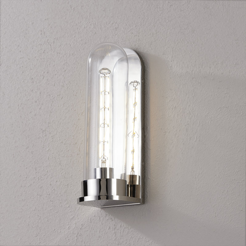 Applique murale 1 lumière IRWIN, Nickel poli