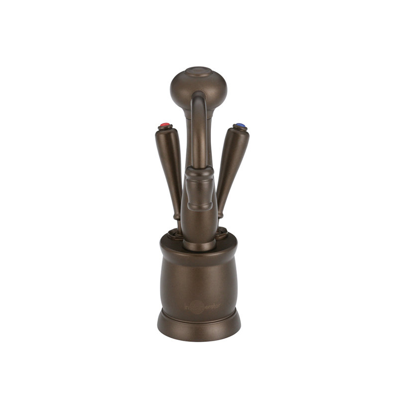 Distributeur d'eau chaude et froide antique antique, Bronze moka