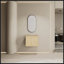 Meuble-lavabo mural de 24 po avec 2 portes à fermeture en douceur, fabrication en contreplaqué durable pour les salles de bain modernes-481095944