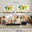 Carte du monde Aliaz Paint Splash-107993131