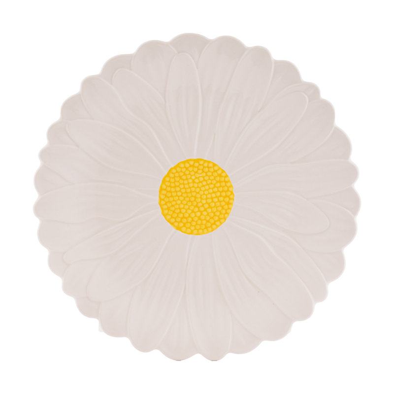 Daisy Stoneware Cake Stand