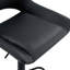 Ensemble de 2 tabourets de bar réglables Modern Modern, matériau en polyuréthane noir, avec repose-pieds, peut supporter jusqu'à 250 lb, convient aux bars à la maison et aux îlots de cuisine.-1339297315