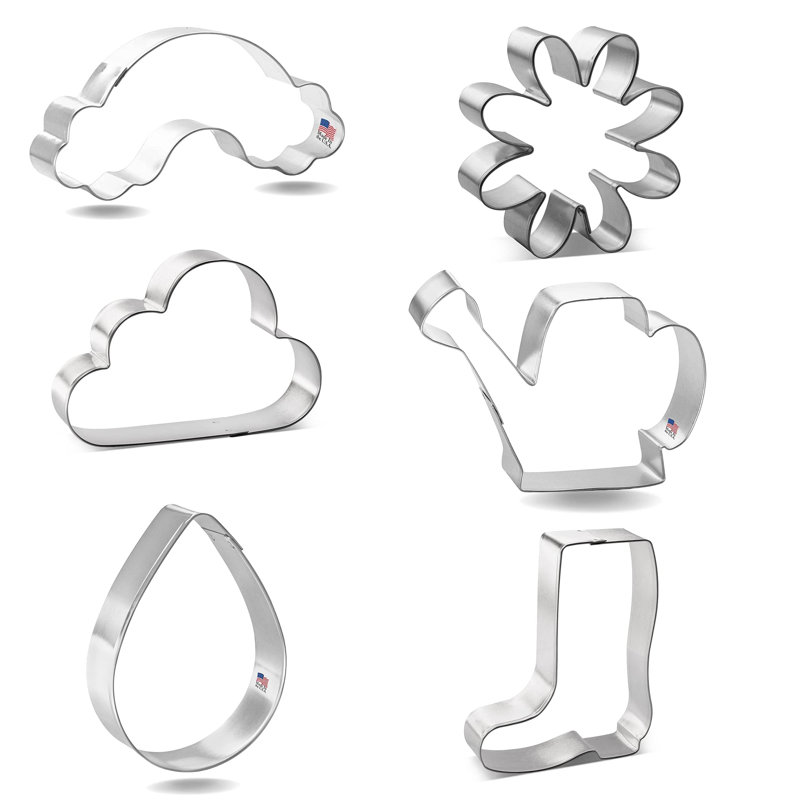 CookieCutter.com 6 -Piece Non-Stick Cookie Cutter