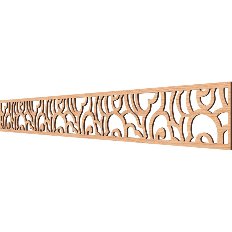 Moulure de panneau Springfield, Noyer blanc, H 6 po x l 46,5 po x P 0,375 po