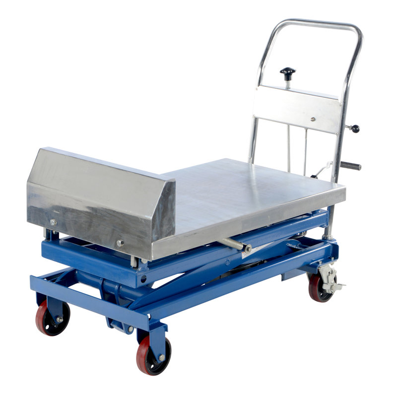 Chariot relevable et inclinable, H 34,25 po x l 22 po x P 39,5 po