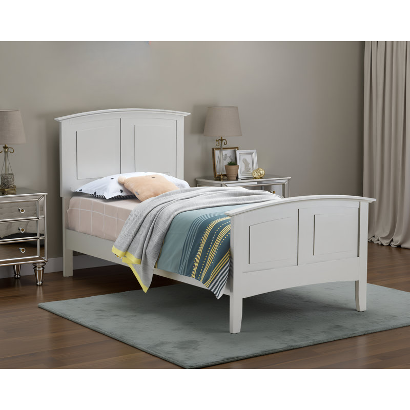 Lit simple gris Halden, Gris, Lit simple