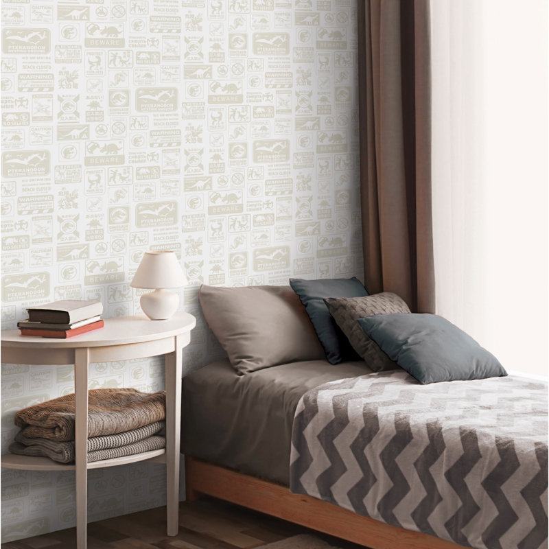 Papier peint adhésif Jurassic World Dominion, Beige