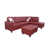 Burgundy Faux Leather