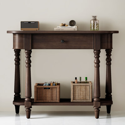 36" Console Table Entryway Sofa Side Table for Hallway Living Room