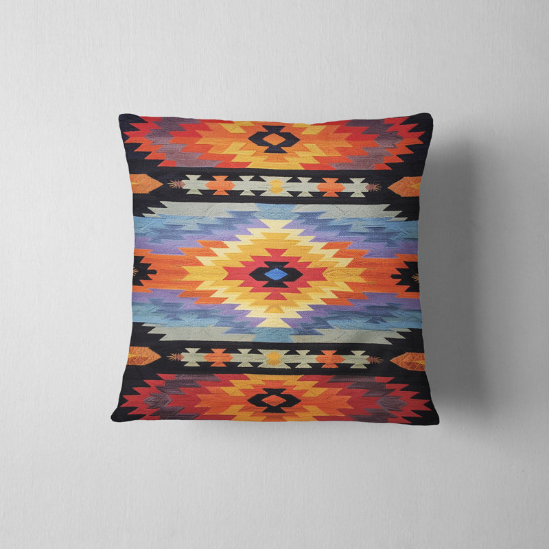 Reversible Pillow Cover, 18"H x 18"W