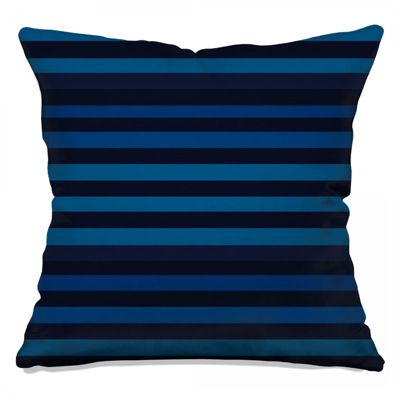 Stripes Throw Pillow, Pattern Double Sided Pillows, 14 x 14 inches