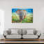 Majestic African Elephant Contemporary Elephant Nature Wildlife Wall Art Print by Jeffrey C. Sink - 1 Piece Wrapped Canvas Wall Art-575211665