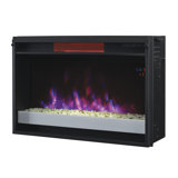 27'' W Electric Fireplace Insert