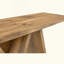 Console, table d'entrée étroite de 43,4 pouces de long avec base en forme de V, console de canapé rustique pour le couloir, le salon, le canapé derrière-437209024-437209026-437209027