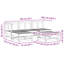  Garden Lounge Set 5 Pcs Solid Pine Wood Outdoor Furniture Terrace Sofa