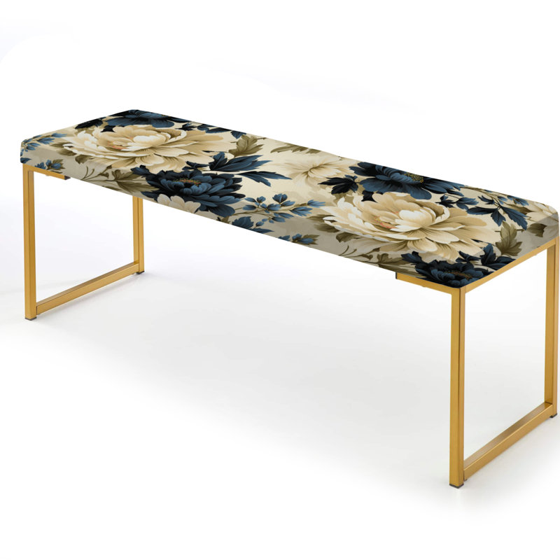 Banc rembourré floral Timeless Damask Legacy