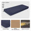 Coussin de banc de siège de qualité supérieure de 2 po personnalisable pour une utilisation intérieure / extérieure-82182414-82184164