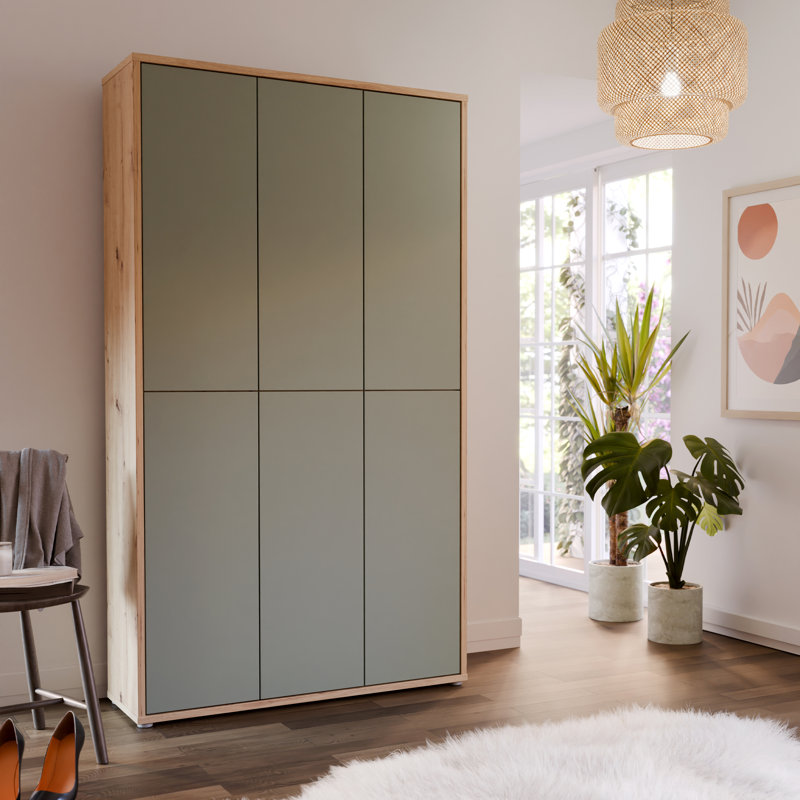 Rylon 24 Pair Shoe Storage Cabinet, Sage Green