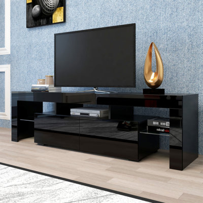 Modern TV Stand, 20 Colors LED TV Stand W/Remote Control Lights -  Ivy Bronx, 97AB2CF13D96478BA87275178552522E