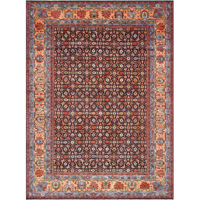 Herati Hand Knotted Wool Floral Indoor Rug