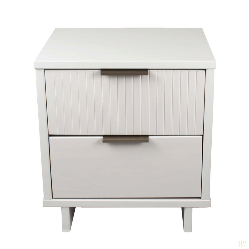 Granville 18" Nightstand (2-Drawer), Black