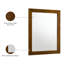 Charlize Wood Flat Wall Mirror-1697687536