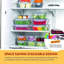 Boîte de conservation de 12 pièces en plastique transparent avec couvercle, boîte de conservation de réfrigération pour réfrigérateur, boîte de rangement scellée de qualité alimentaire