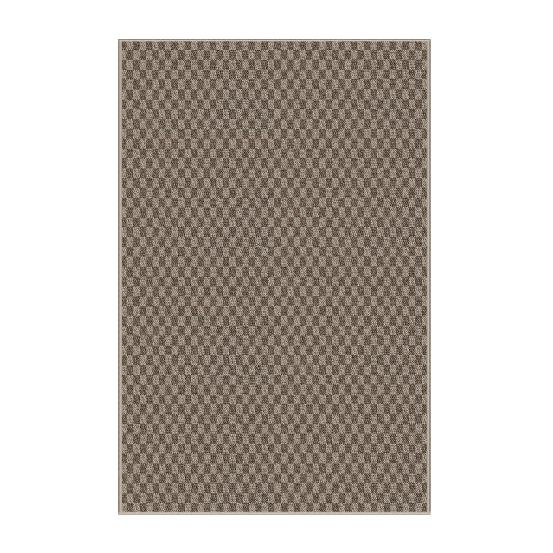 Tapis brun Power Loom, Rectangle 8 pi x 12 pi