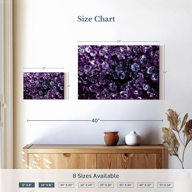 Alvord Purple Plastic, 16" H x 24" W