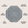 Massimo Bohemian Medallion Textured Weave Teal/Gray Indoor/Outdoor Rug