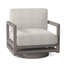 Tanah Teak Swivel Patio Chair with Cushions-57337724