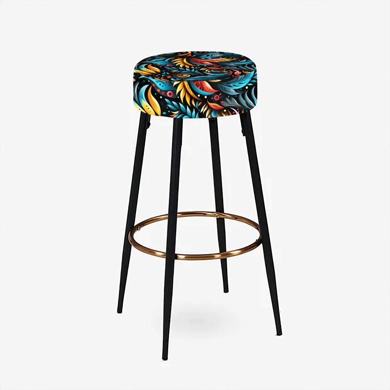 Ensemble de 2 tabourets de bar Boho