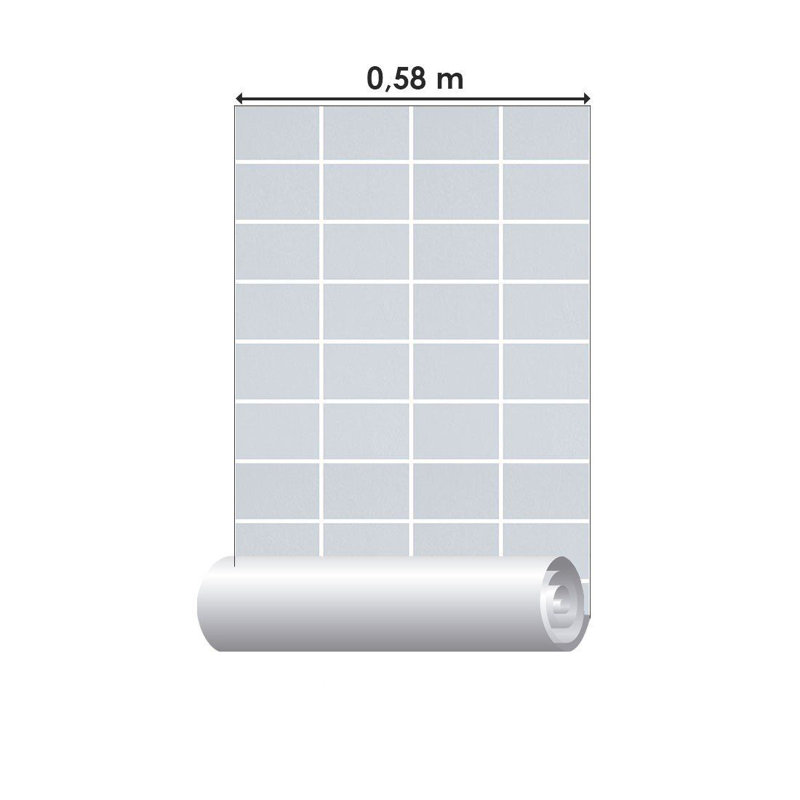 Rouleau de papier peint adhésif doux L 126 po x l 24 po