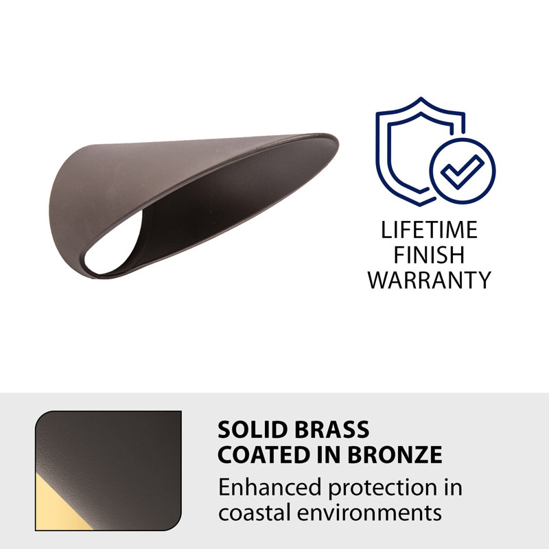 Accent Display Light Cowl, Bronzed Brass