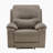 Laysha 39" Modern & Contemporary Polished Microfiber Power Reclining Chair with Power Adjustable Headrest & USB Charging Port
