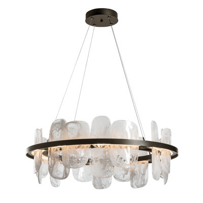 Luminaire suspendu à 1 lumière DEL Vitre