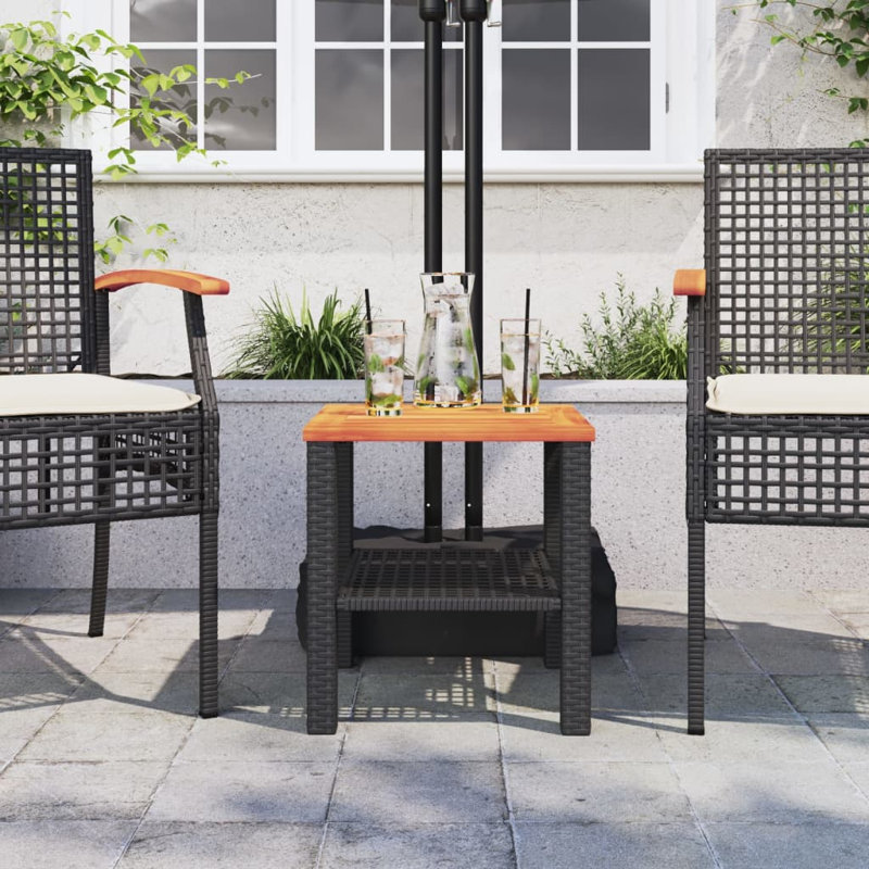 Nooralam Metal Outdoor , cm W cm D, Black, 42cm H x 40cm W x 40cm D