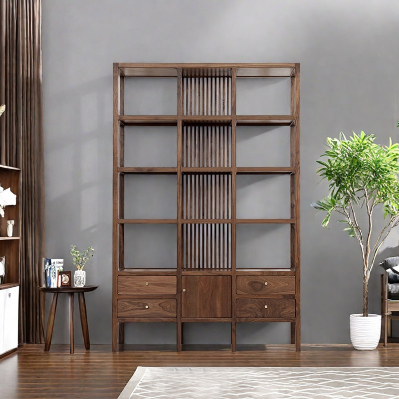 Nouvelle bibliothèque élégante de style chinois