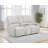 Sylmar Chenille Upholstered Power Reclining Loveseat Dove Grey
