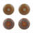 NOVICA Hand-Painted Moroccan Style Moroccan Style Ceramic Knobs Set Of 10
