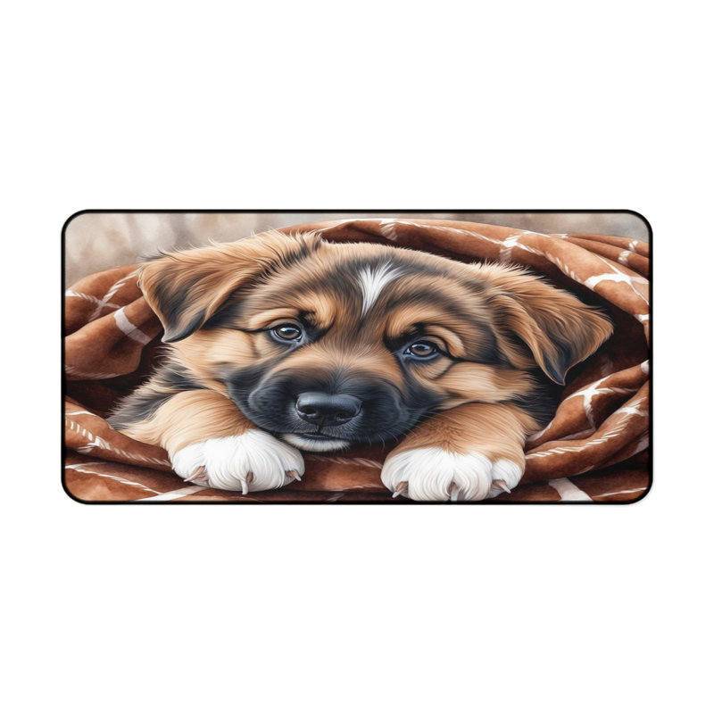 Polyester Desk Pad, 14.4x12.1