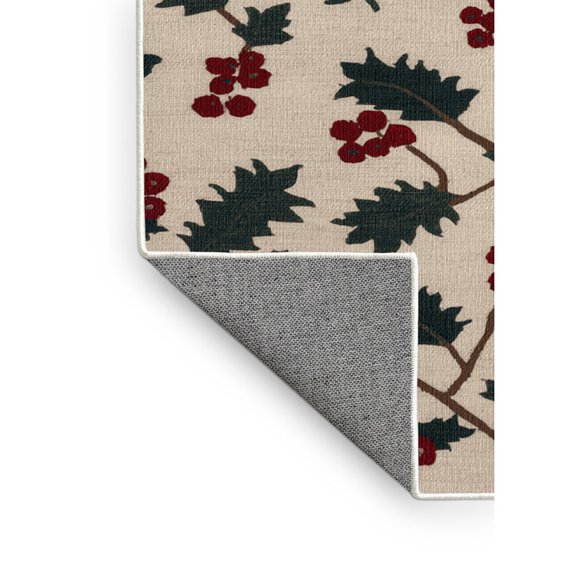  Tapis lavable Lingonberry, Rectangle 4pi x 6 pi