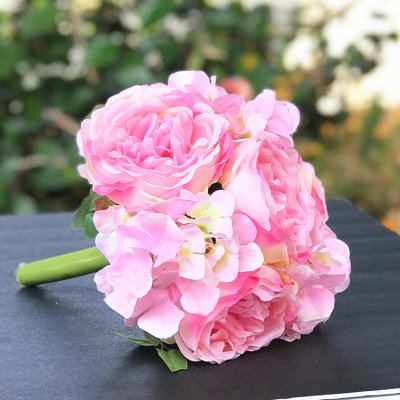 Arrangement floral artificiel pivoine